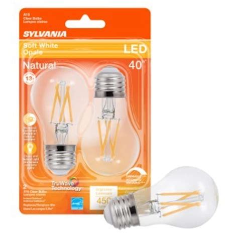 Sylvania Natural A15 E26 Medium Led Bulb Soft White 40 Watt Equivalence 2 Pk Ace Hardware