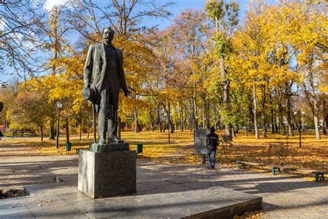 Trostianets Ukraine October 15 2021 Monument To Pyotr Tchaikovsky