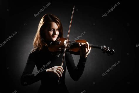 Violinista Violinista Músico Clásico Mujer Tocando Instrumento Musical De Violín 2023