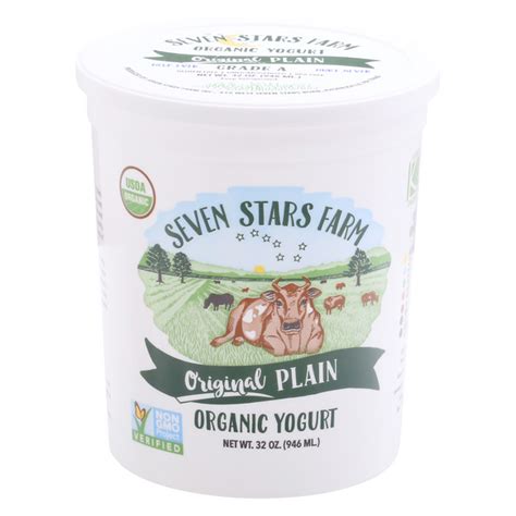 Save On Seven Stars Farm Organic Original Plain Yogurt Order Online Delivery Giant