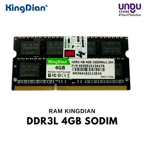 Jual Ram Kingdian Sodim Ddr L Gb Ram Memory Ddr L Ram Laptop Gb