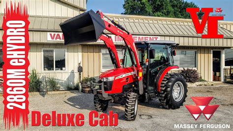 Massey Ferguson 2860M EHydro Deluxe Cab Premium Compact Utility Tractor