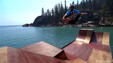 A Giant Floating Skate Ramp In Lake Tahoe For Bob Burnquist If Its