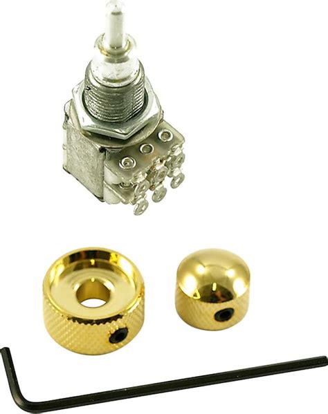 Alpha Concentric Potentiometer Kohm Gold Knobs Reverb