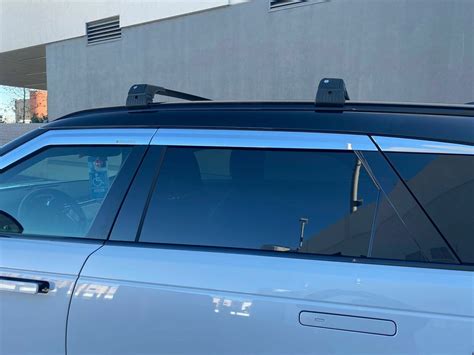 Black Roof Rack Cross Bars For Land Rover Range Rover Velar EBay