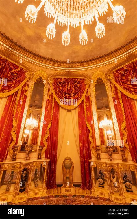 England East Sussex Brighton The Royal Pavilion The Saloon Stock