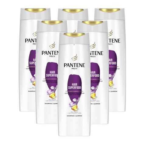 Set 6 X Sampon Pantene Pro V Superfood Pentru Degradat 360 Ml EMAG Ro