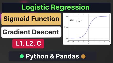 Master Data Science Logistic Regression With Math Intuition