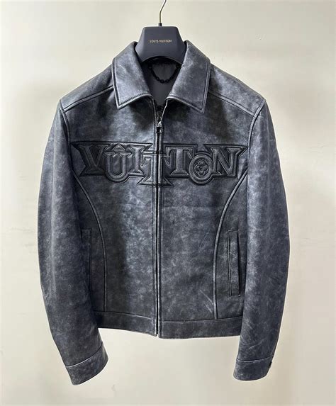 Louis Vuitton Leather Stadium Jacket Billionairemart