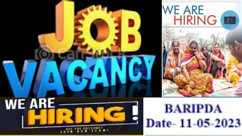 Job Vacancy In Mayurbhanj Job Vacancy In Baripada Job Vacancy In