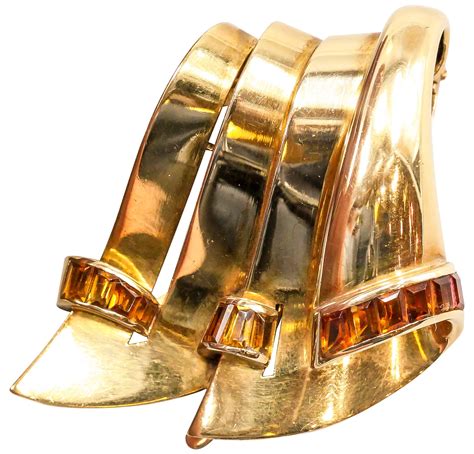 Antique Georgian Citrine Gold Brooch At 1stdibs Antique Citrine