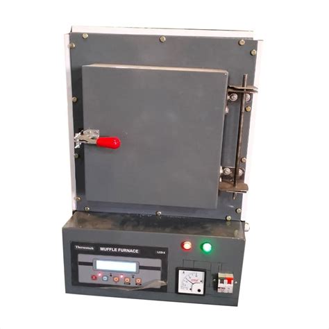 Mild Steel Laboratory Muffle Furnace Material Loading Capacity T