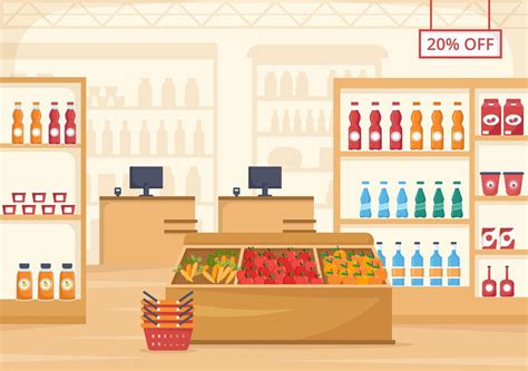 Supermarket Design Clipart Wedding