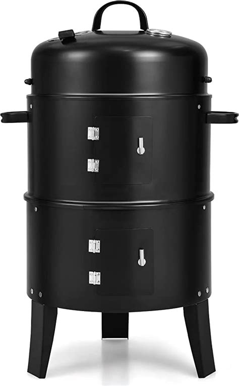 Amazon Giantex 3 In 1 Charcoal BBQ Smoker Outdoor Grill Cooker