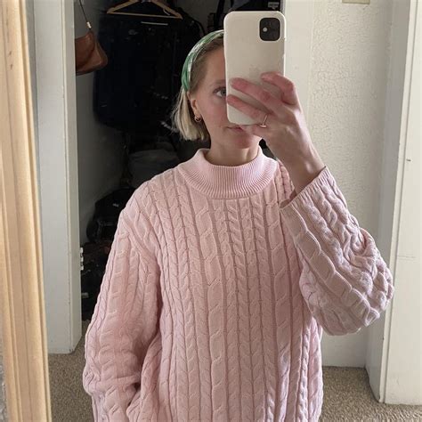 Women S Pink Jumper Depop