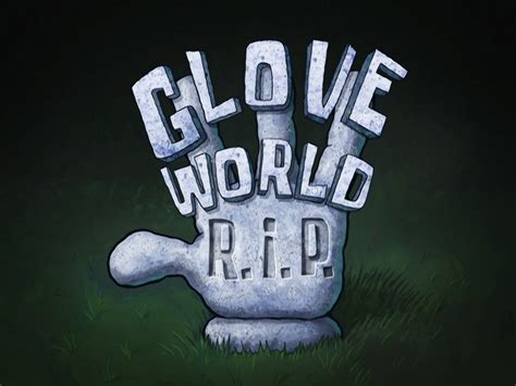 Glove World R I P SpongeBob SquarePants Qualitipedia