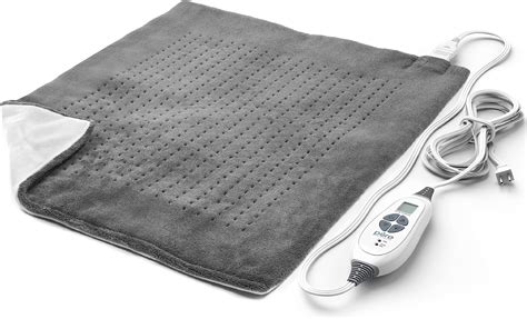 Homedics Extra Large Weighted Heating Pad With Quick Heat Technology 6 Heat