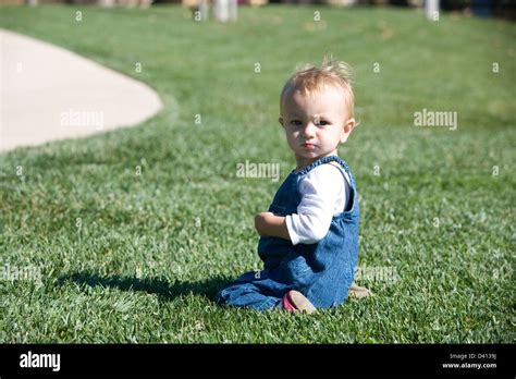 Playful Baby Girl Stock Photo Alamy