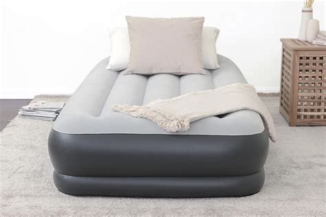 SleepLux Durable Inflatable Air Mattress with Built-in Pump, Pillow and ...