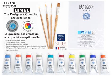 Lefranc Bourgeois Linel Extra Fine Guache 14ml PROMO 20 A Sua Loja