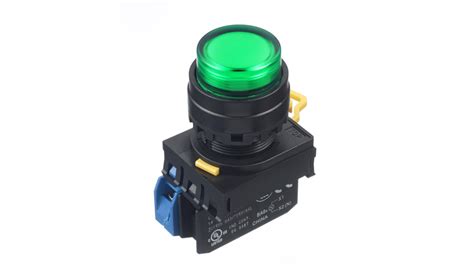 Yw1l M2e10q4g Idec Yw Series Illuminated Push Button Complete Unit