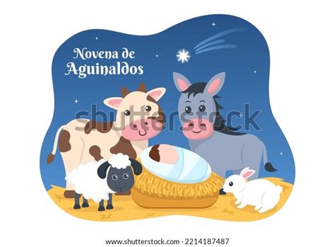 Novena De Aguinaldos Holiday Tradition Colombia Stock Vector (Royalty Free) 2214187487 ...