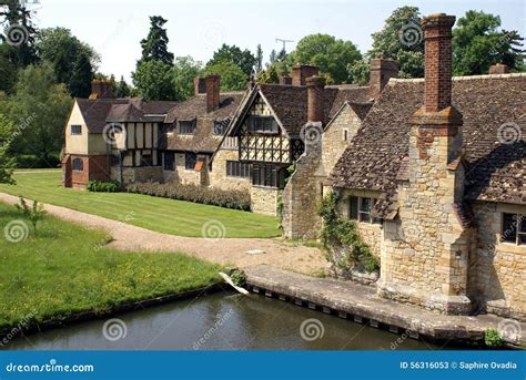 Tudor Architecture At Hever Castle Garden In England Stock Image