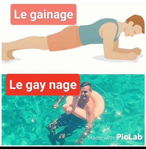 Le gay nage Image drole à découvrir sur V D R les dernières images drôles du web