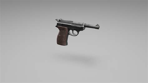 Walther P38 3d Model Turbosquid 2198129