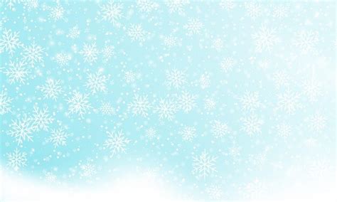 Premium Vector Falling Snow Background Vector Illustration