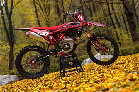 GasGas Dirt Bike Graphics Kit Wild OMXGraphics