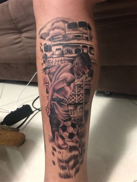 Sintético 114 Tatuagem Antebraço Futebol Bargloria