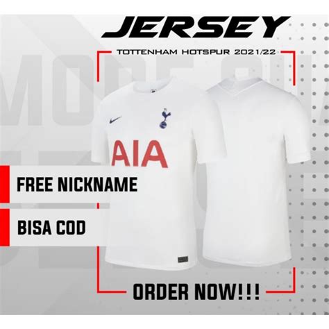 Jual Kit Totenham Hotspurs Home 2021 Free Name Number Shopee