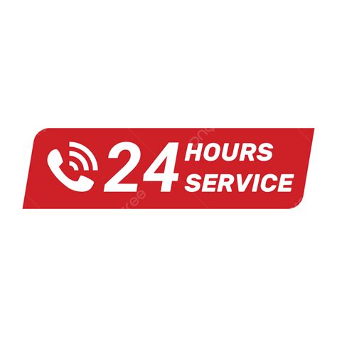 24 Hours Service, 24 Hour, Service, Hotline PNG and Vector with Transparent Background for Free ...