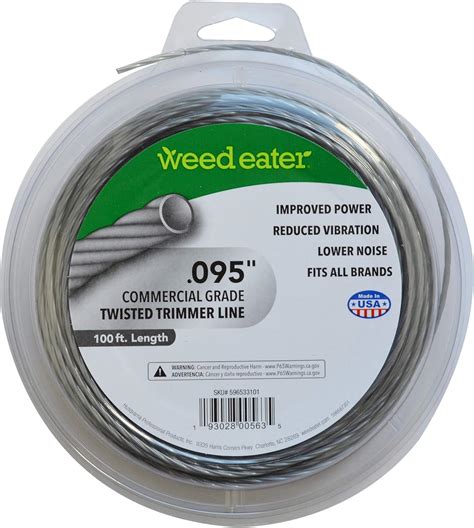 Amazon Weed Eater In Ft Twisted Replacement Trimmer Line