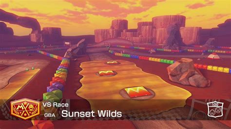 Mario Kart 8 Deluxe GBA Sunset Wilds YouTube