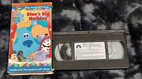 Blue S Clues Blue S Big Holiday Vhs Closing Credits 2001 Youtube