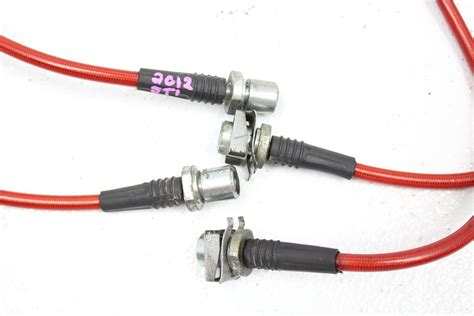 2008 2014 Subaru Wrx Sti Mach V Stainless Steel Braided Brake Lines