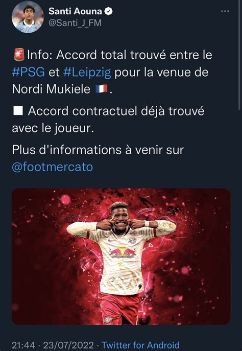 Le Meilleur Du Psg On Twitter Santi J Fm Et Fabrizioromano Ont