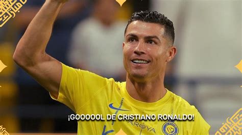 Gol Cristiano Ronaldo Al Akhdoud 0 2 Al Nassr Liga Saudí