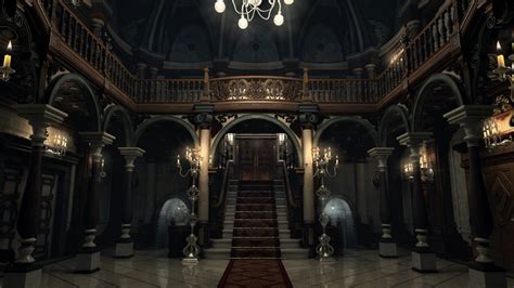 Mansion Hall Environment, B.O.W. Qin on ArtStation at https://www ...