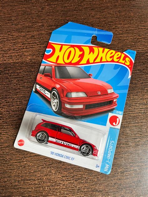 Honda Civic EF Hot Wheels Japanese Card Hobbies Toys Toys Games On Carousell