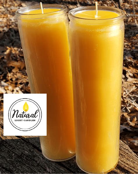 Beeswax Vigil Candles Made By Natural Light Candles Only Meditation