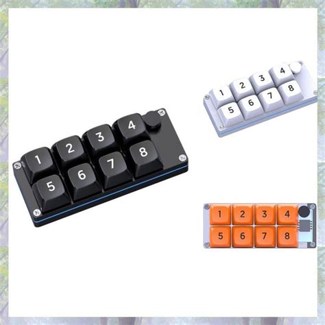 8 Key Macro Programmable Fully Hot Swappable Mechanical Switch 4 Color