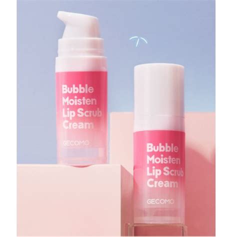 Tẩy Da Chết Môi Sủi Bọt Gecomo Bubble Moisten Lip Scrub Cream Bigbuy360