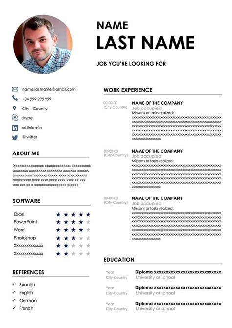 Download The Best Cv Format Free Cv Template For Word Resume Template Word Cv Template Word