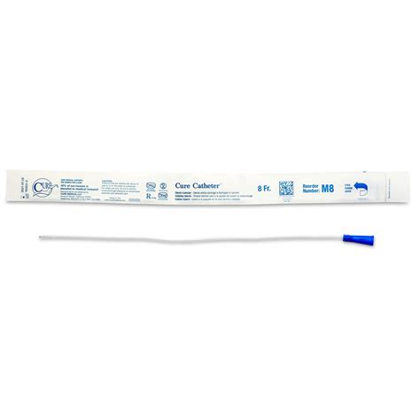 Cure Intermittent Catheter Straight Tip For Men Male 16 Inch