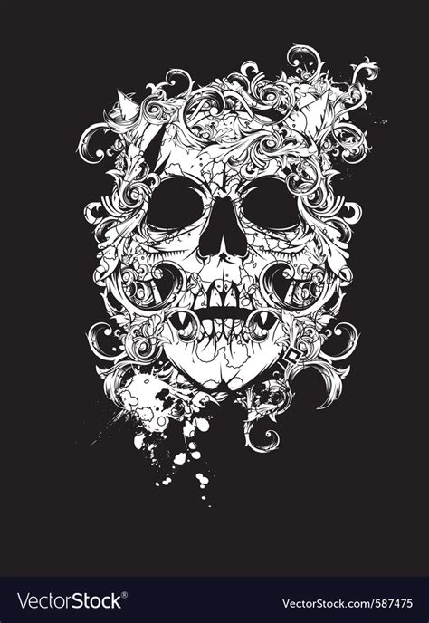 Skull Royalty Free Vector Image Vectorstock