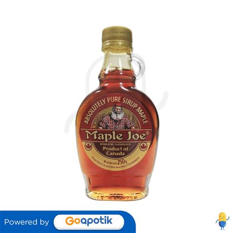 Maple Joe Pure Sirup Maple Gram Kegunaan Efek Samping Dosis Dan