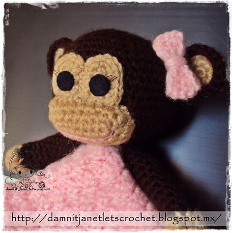 Ravelry Monkey Security Blanket Pattern By Janet Carrillo